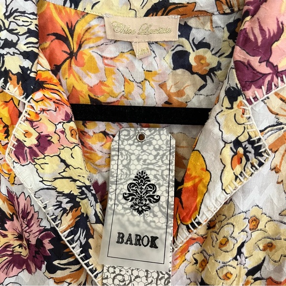 NWT Anthropologie Barok Floral Crochet Button Down Maxi Shirt Dress Size S/M - Picture 10 of 10